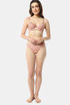 Amante Padded Wired Low Coverage T-Shirt Bra - Mellow Rose — thumbnail 5